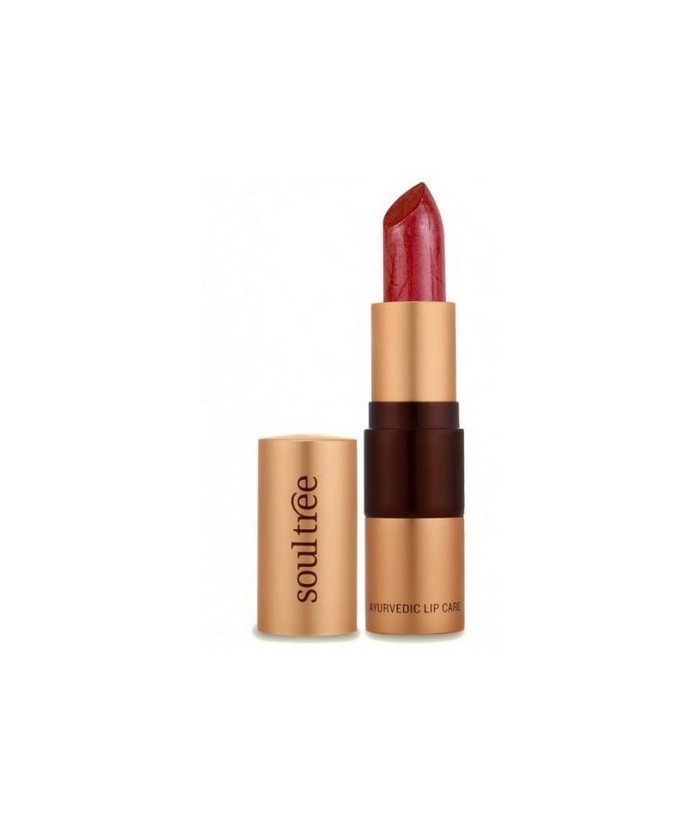 Barra de labios Ayurveda con manteca clarificada ecológica y aceite de Almendras dulces, mantendrá los labios suaves e hidratad