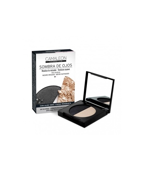 INFORMACIÓN DE PRODUCTO

Con el negro irisado y el beige satinado conseguiremos una mirada intensa y definida ya sea jugando 