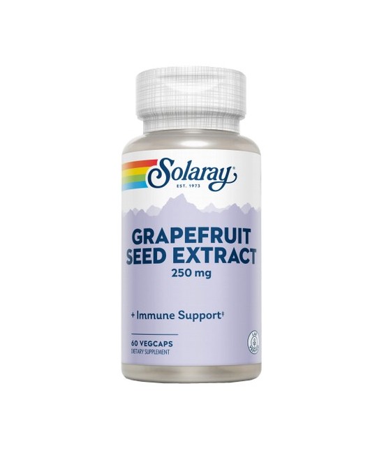 CONTENIDO MEDIO (POR DOS VEGCAPS)
Semilla de pomelo

500

mg

 (Citrus paradis) (extracto de semilla)

Vitamina C (áci