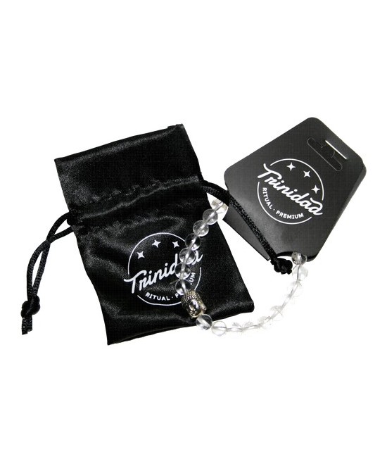 TRI.PULSERA CRISTAL ROCA BUDA 6 MM.