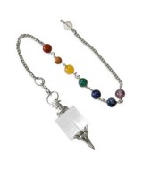 TRI.PENDULO CRISTAL ROCA CUBO CADENA CHAKRAS