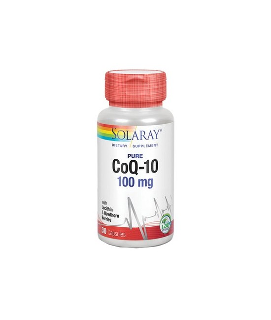 Pure 100 Mg CoQ10 - 30 Cápsulas.
REF.8912
CONTENIDO MEDIO (POR CÁPSULA)
Mezcla de:
Espino albaran (Crataegus laevigata) y L