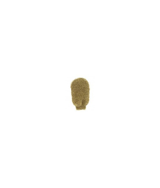 Guante exfoliante de lino grueso ecológico, para limpiar y exfoliar en profundidad la piel. 

Estimula la circulación y tonif