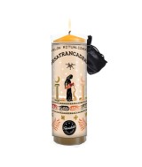 -Los velones de Trinidad Ritual-Premium, tienen una funda protectora de plástico, 
estos están concebidos para ser quemados de