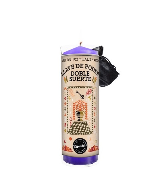 -Los velones de Trinidad Ritual-Premium, tienen una funda protectora de plástico, 
estos están concebidos para ser quemados de
