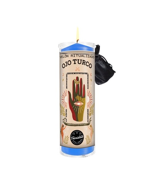 -Los velones de Trinidad Ritual-Premium, tienen una funda protectora de plástico, 
estos están concebidos para ser quemados de