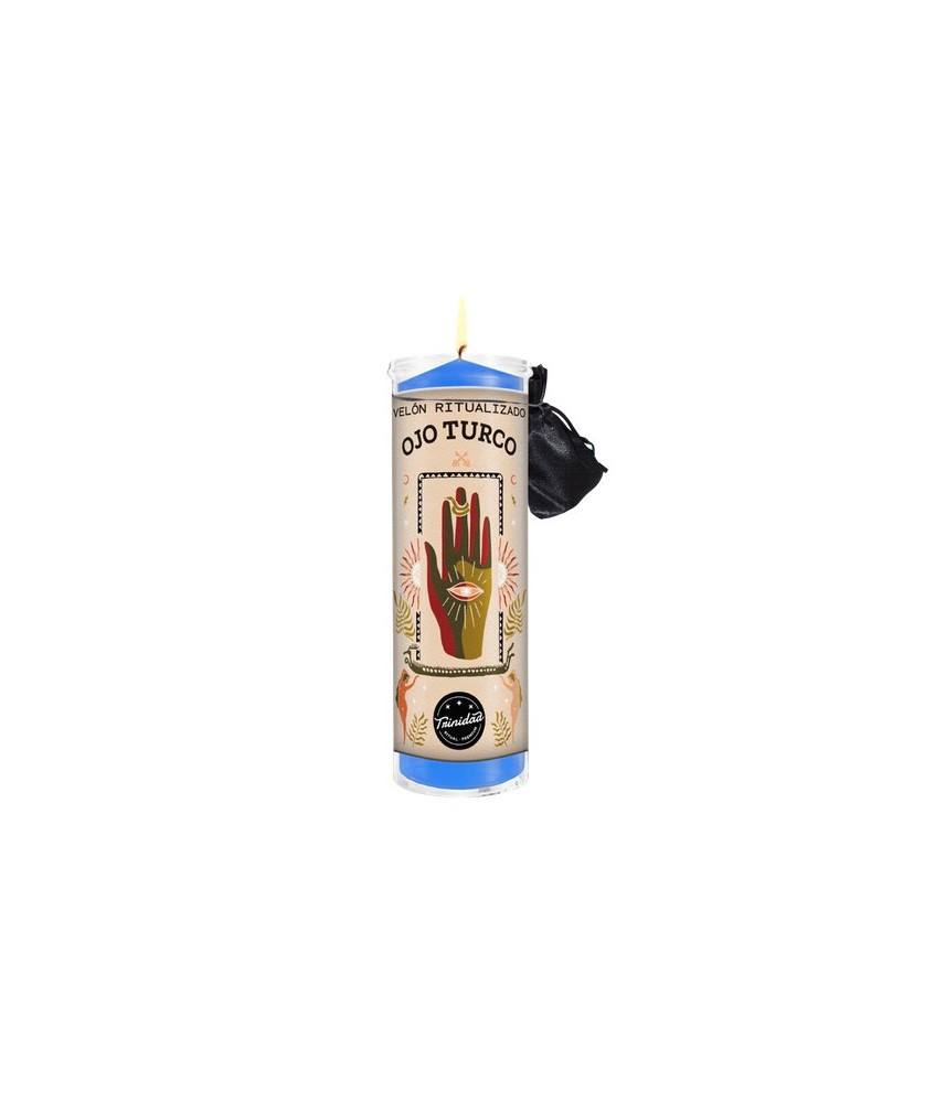 -Los velones de Trinidad Ritual-Premium, tienen una funda protectora de plástico, 
estos están concebidos para ser quemados de