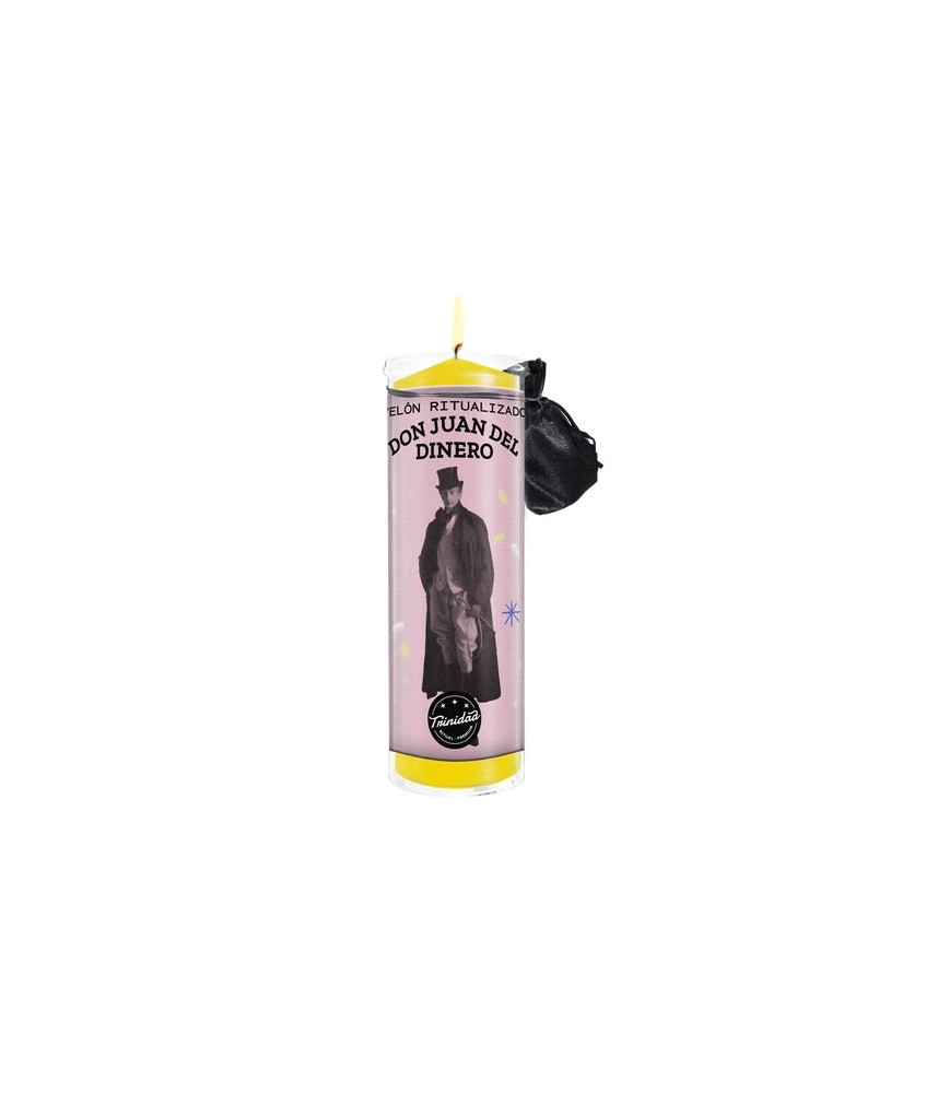 -Los velones de Trinidad Ritual-Premium, tienen una funda protectora de plástico, 
estos están concebidos para ser quemados de
