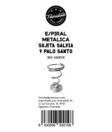 TRI.ESPIRAL METALICA SUJETA SALVIA / PALO SANTO
