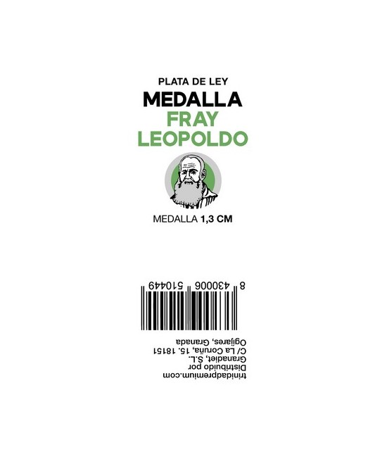 TRI.MEDALLA FRAY LEOPOLDO 1,3 CM.