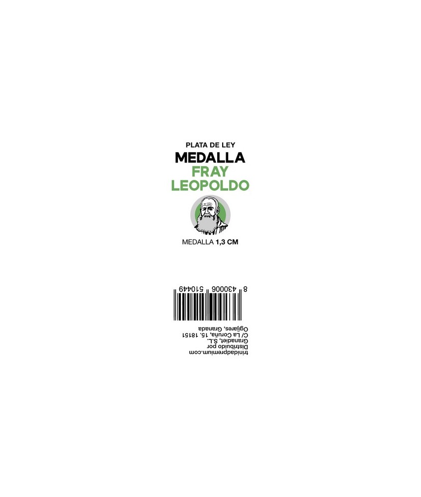 TRI.MEDALLA FRAY LEOPOLDO 1,3 CM.
