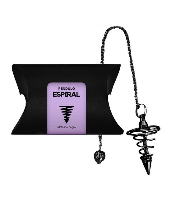TRI.PENDULO METALICO ESPIRAL NEGRO
