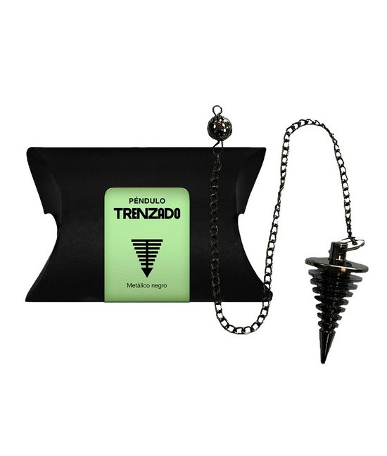 TRI.PENDULO METALICO TRENZADO NEGRO