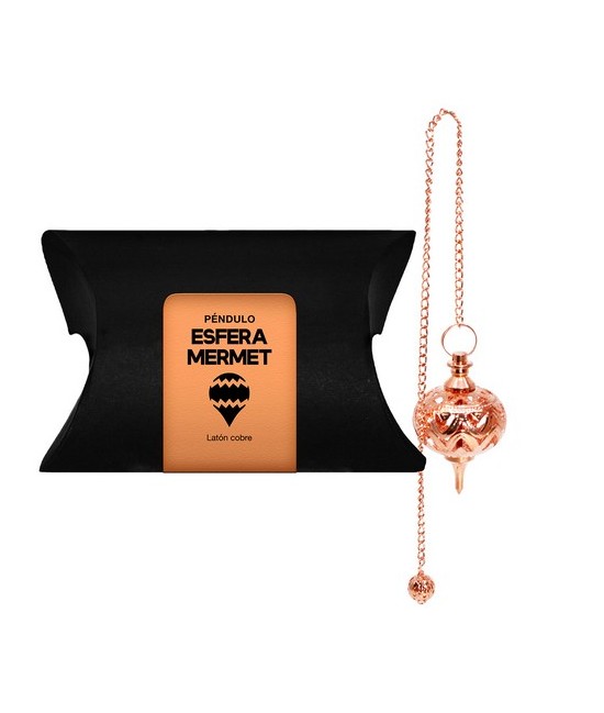 Péndulo Mermet esfera latón
Tamaño aproximado da peza: 3x4 cm Peso aproximado: 8-10gr