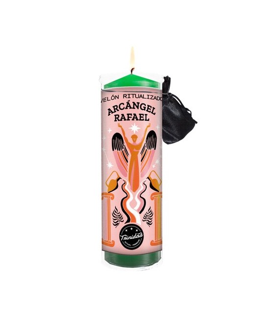 -Los velones de Trinidad Ritual-Premium, tienen una funda protectora de plástico, 
estos están concebidos para ser quemados de
