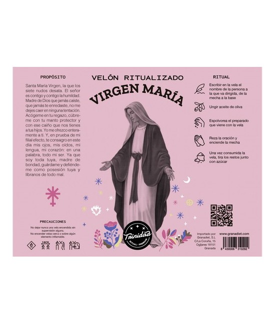 TRI.VELON RITUALIZADO VIRGEN MARIA