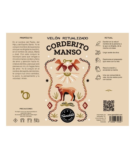 TRI.VELON RITUALIZADO CORDERITO MANSO