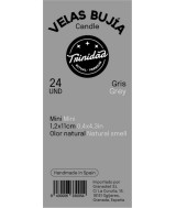 TRI.TRINIDAD BUJIA MINI GRIS 1,2 X 11 CM.