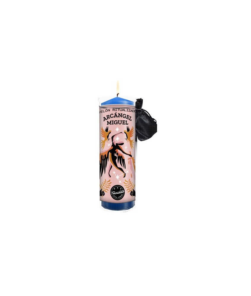 -Los velones de Trinidad Ritual-Premium, tienen una funda protectora de plástico, 
estos están concebidos para ser quemados de