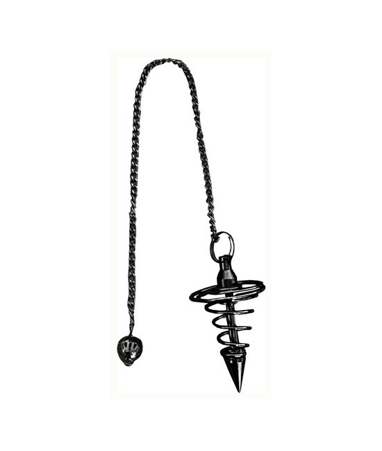 TRI.PENDULO METALICO ESPIRAL NEGRO