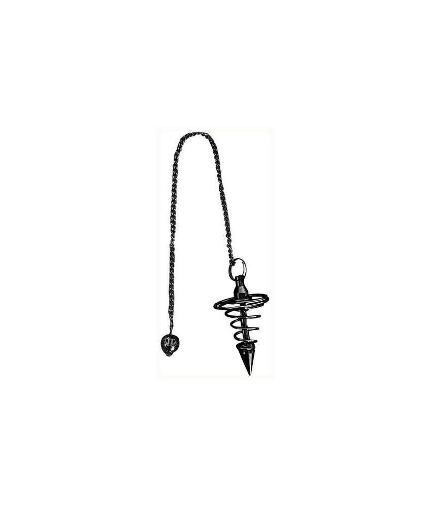 TRI.PENDULO METALICO ESPIRAL NEGRO