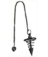 TRI.PENDULO METALICO ESPIRAL NEGRO