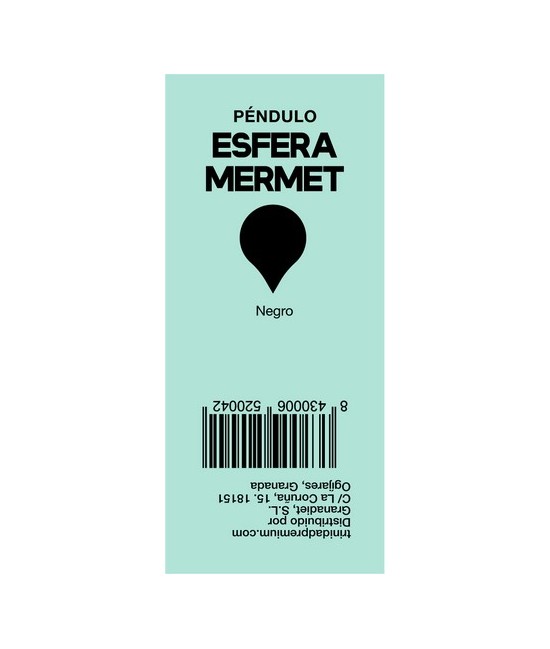 TRI.PENDULO ESFERA MERMET NEGRO