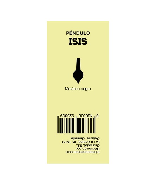 TRI.PENDULO ISIS METALICO NEGRO