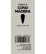 TRI.PENDULO CONO MADERA PALO ROSA