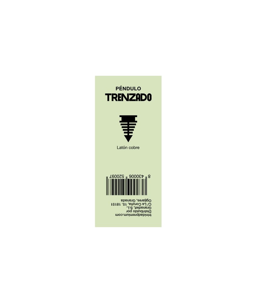 TRI.PENDULO TRENZADO COBRE