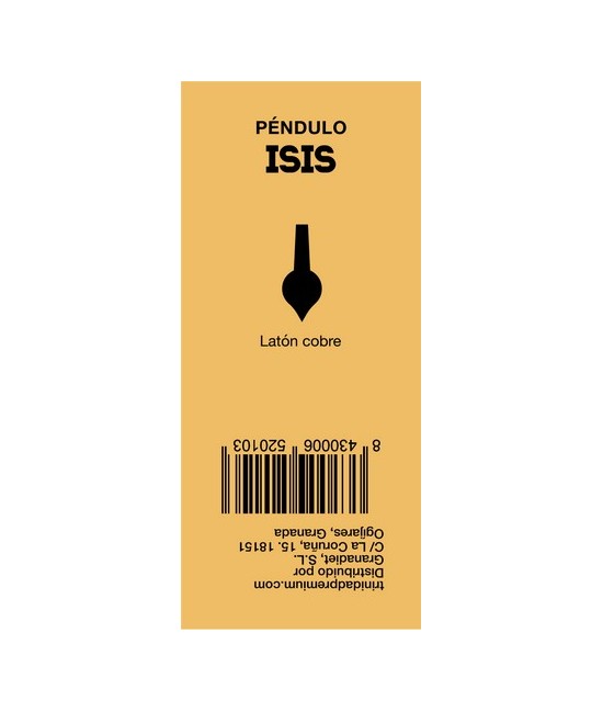 TRI.PENDULO ISIS COBRE LATON