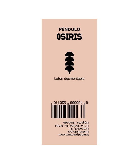 TRI.PENDULO OSIRIS LATON DESMONTABLE