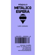 TRI.PENDULO METALICO ESFERA LATON PLATEADO