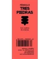 TRI.PENDULO TRES PIEDRAS CADENA CHAKRAS