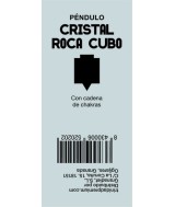 TRI.PENDULO CRISTAL ROCA CUBO CADENA CHAKRAS