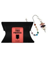 TRI.PENDULO TRES PIEDRAS CADENA CHAKRAS