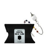 TRI.PENDULO CRISTAL ROCA CUBO CADENA CHAKRAS
