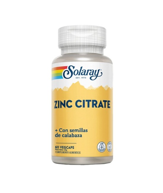 Zinc (25)+ Semilla Calabaza -60 VegCaps. Sin Gluten. Apto Para Veganos.
REF.67615
CONTENIDO MEDIO (POR VEGCAP)
Semilla de ca