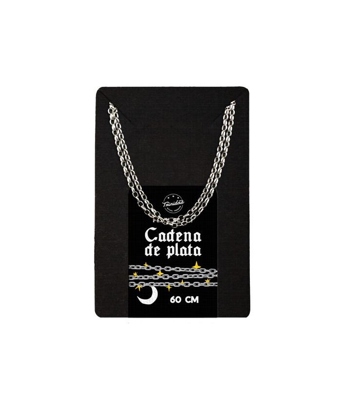 TRI.CADENA PLATA 60 CM.