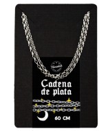 TRI.CADENA PLATA 60 CM.