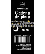 TRI.CADENA PLATA 60 CM.