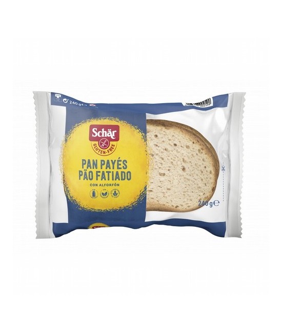 Pan Payés ¡Pan del bueno! 240 grs.

El auténtico de la panadería sin gluten 
El pan casero de sabor intenso a base de levadu