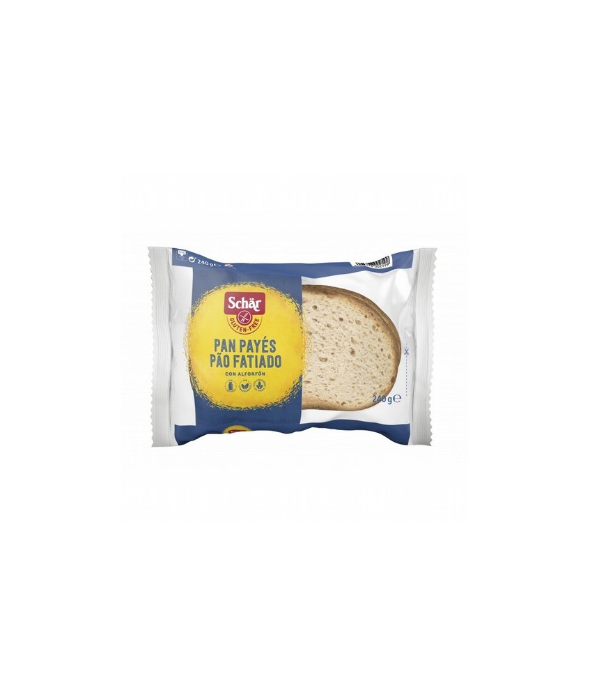 Pan Payés ¡Pan del bueno! 240 grs.

El auténtico de la panadería sin gluten 
El pan casero de sabor intenso a base de levadu