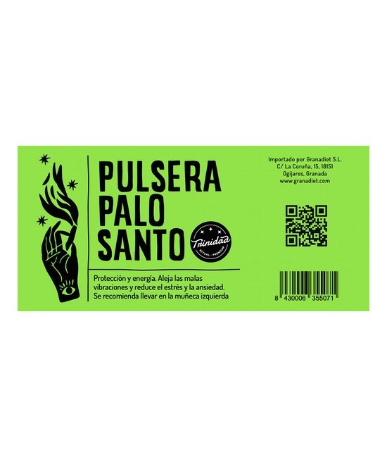 TRI.PULSERA PALO SANTO 6 MM.