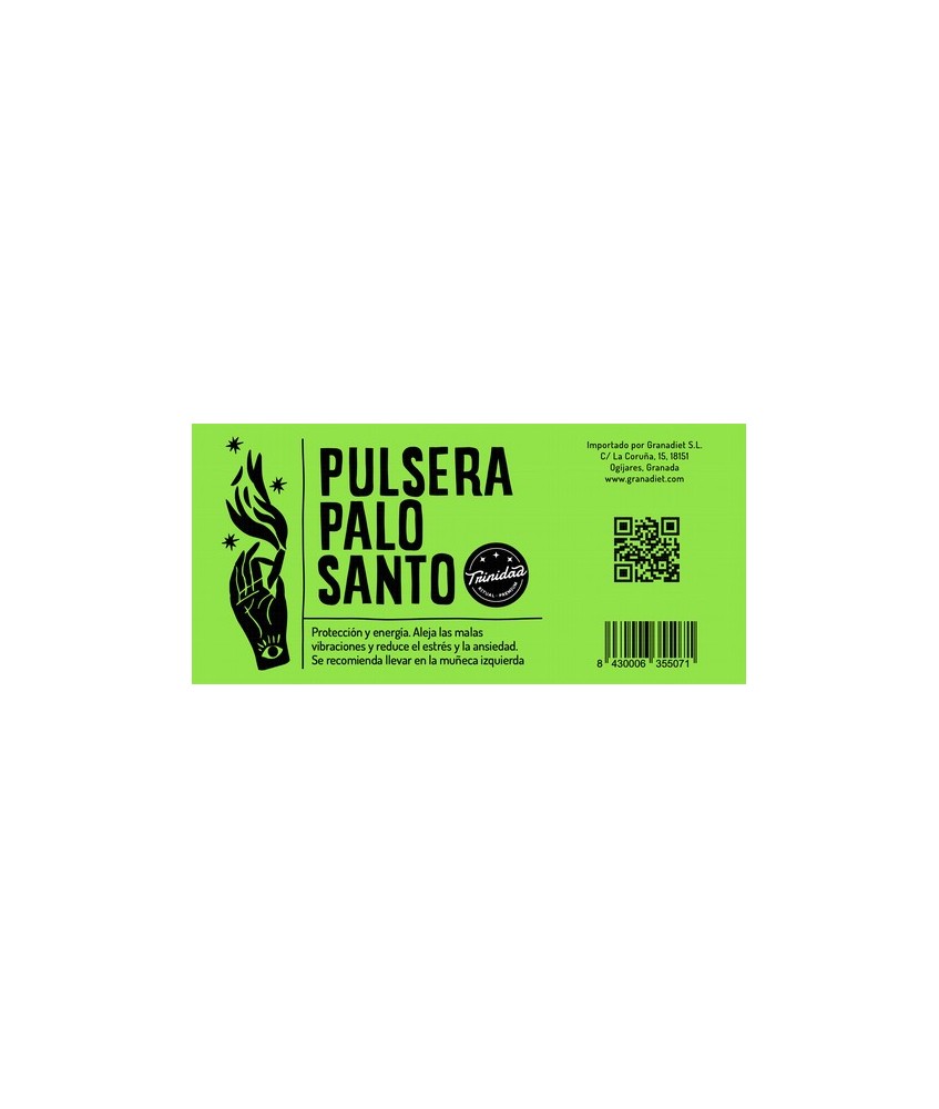 TRI.PULSERA PALO SANTO 6 MM.