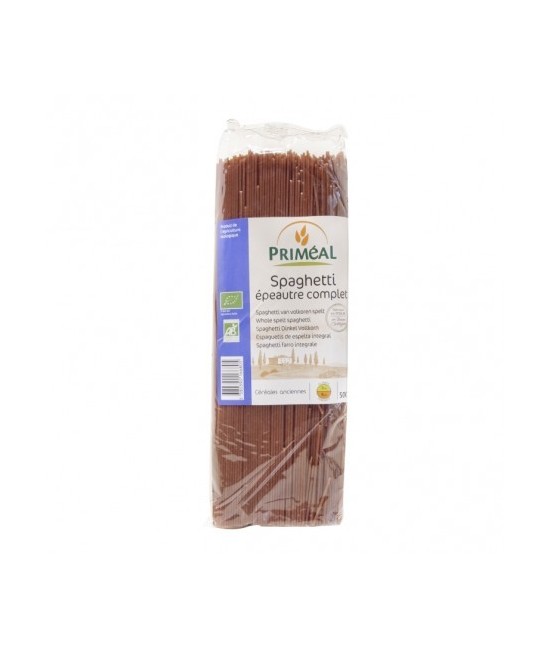 PRIMEAL

Espaguetis 100% a base de espelta inegral. Fuente de fibra, presentado en formato familiar.

Ingredientes: TRIGO d