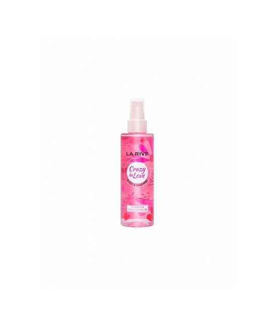 Fragante bruma corporal y capilar con la adición de vitamina E y provitamina B5.
Nutre el cuerpo y el cabello, deja una sensac