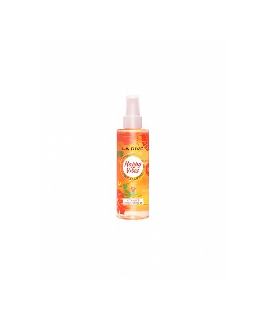 Fragante bruma corporal y capilar con la adición de vitamina E y provitamina B5.
Nutre el cuerpo y el cabello, deja una sensac