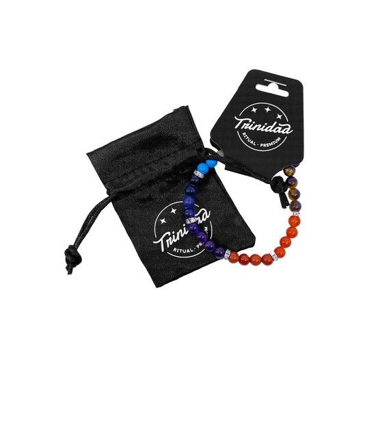 TRI.PULSERA CHAKRAS 6 MM.