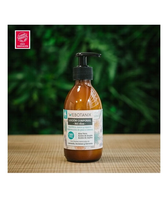 Detalles del producto
La loción corporal con CBD de Webotanix es la solución ideal para mantener la hidratación de tu piel de 